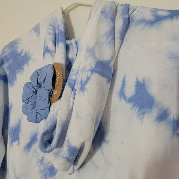 Splendid Joey Zip front tie dye crop zip up hoodie - Picture 6 of 7